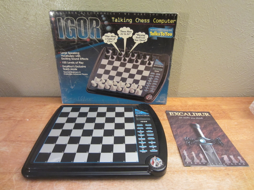 Excalibur Ivan II The Conqueror Electronic Talking Chess Game Teaching Mode  712